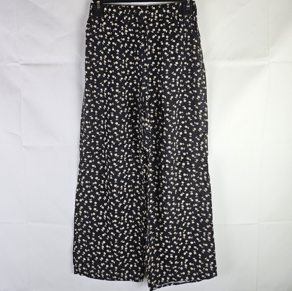 90's Vintage Star Cody Wide Leg Floral Pants Womens S Bohemian Minimalist Casual